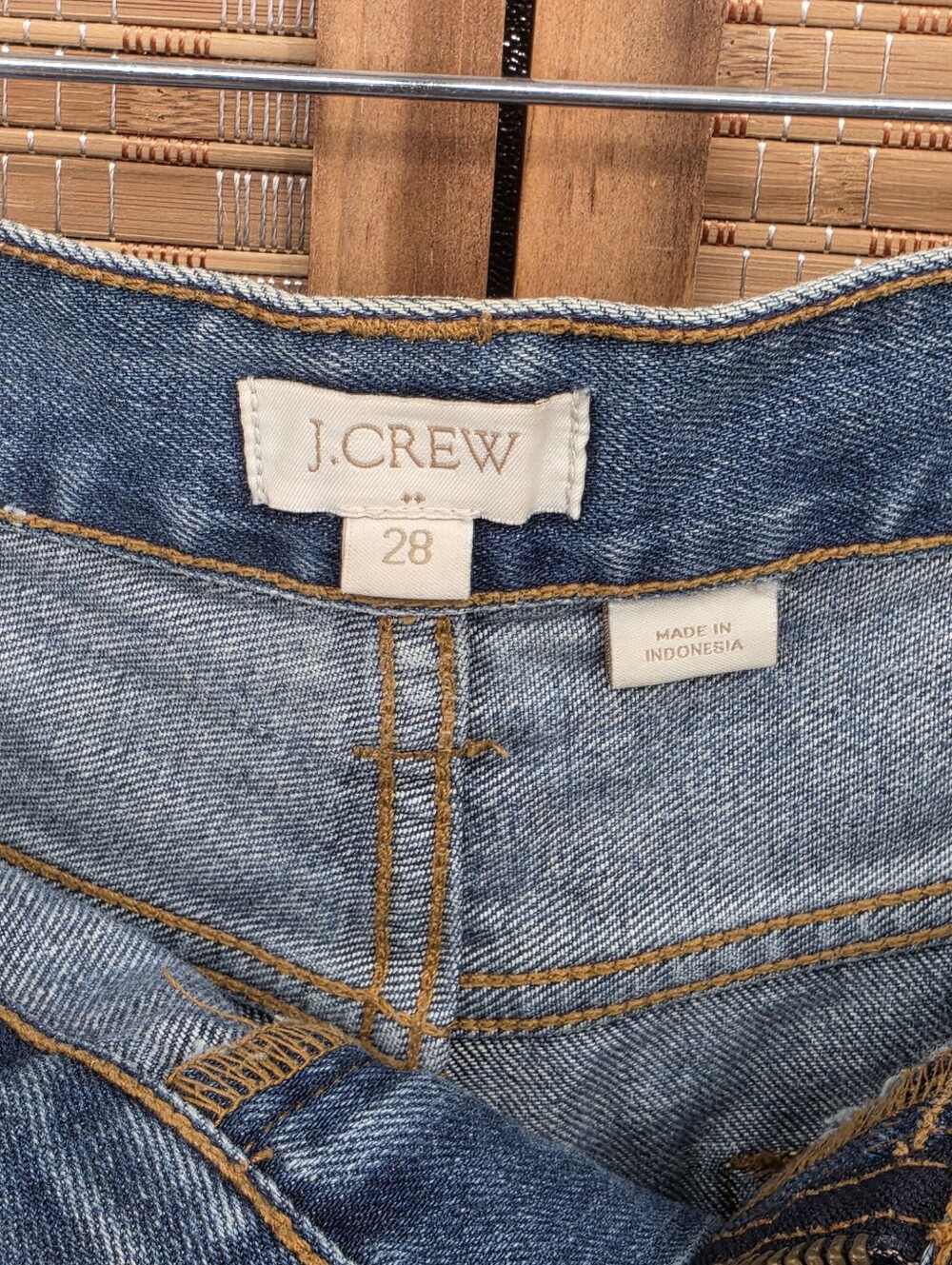 J Crew Factory Cuffed Denim Short Size 28 - Picture 3 of 7